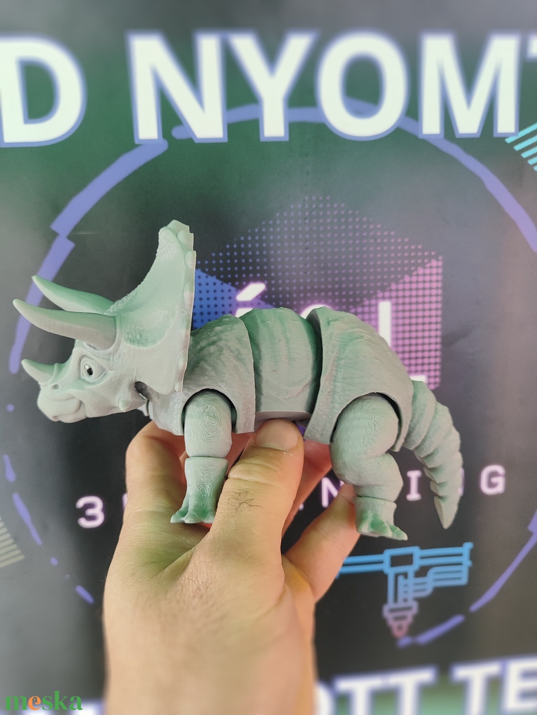3D Triceratopsz - otthon & életmód - dekoráció - asztal és polc dekoráció - asztaldísz - Meska.hu 3D Triceratopsz - otthon & életmód - dekoráció - asztal és polc dekoráció - asztaldísz - Meska.hu