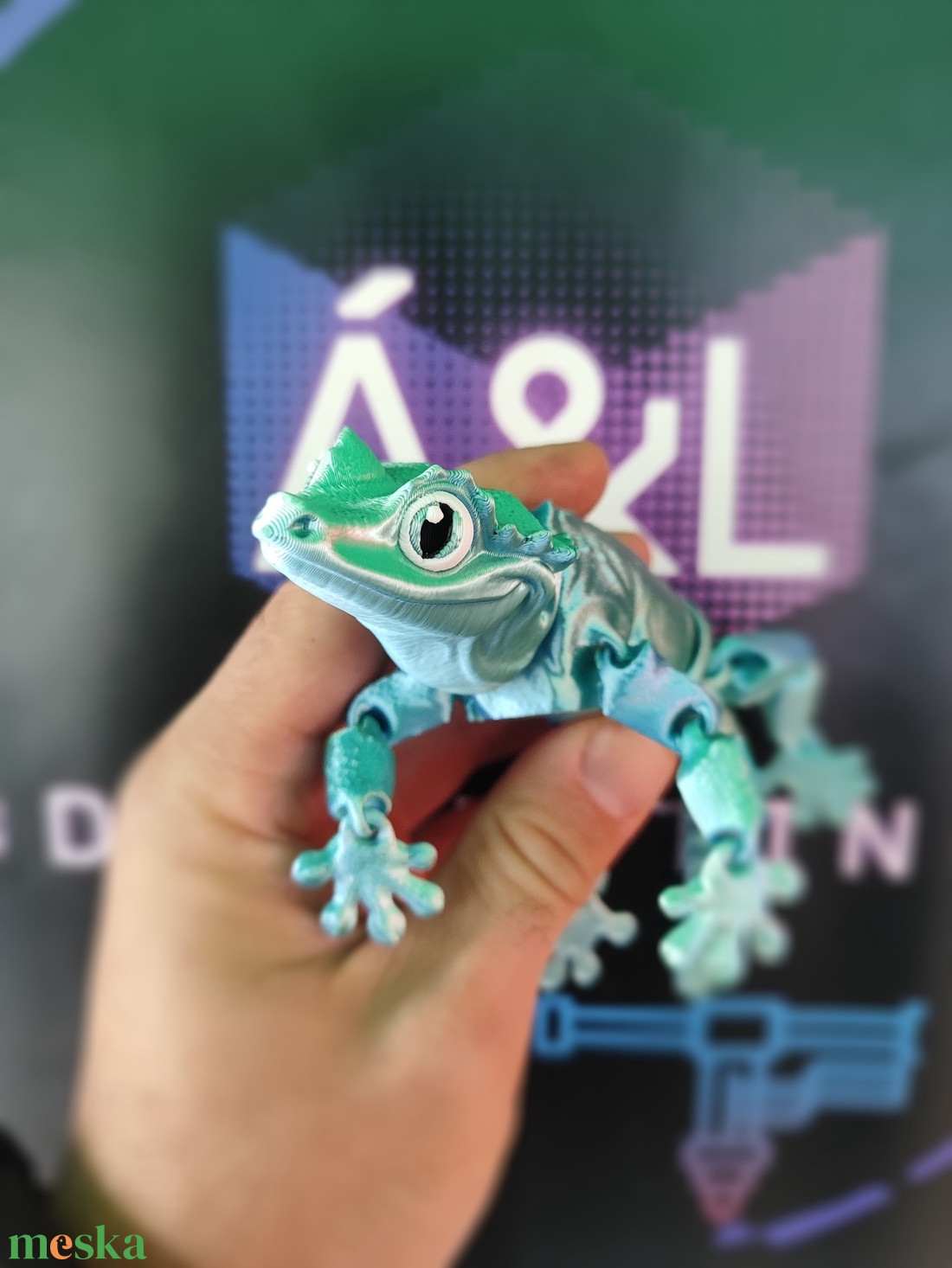 3D Tini tarajos gekkó - otthon & életmód - dekoráció - dísztárgy - Meska.hu 3D Tini tarajos gekkó - otthon & életmód - dekoráció - dísztárgy - Meska.hu