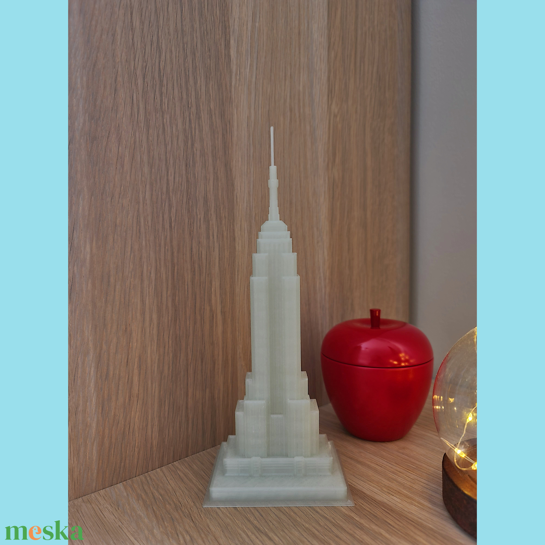 Empire State Building, sötétben világító makett - művészet - makett, modell - Meska.hu Empire State Building, sötétben világító makett - művészet - makett, modell - Meska.hu