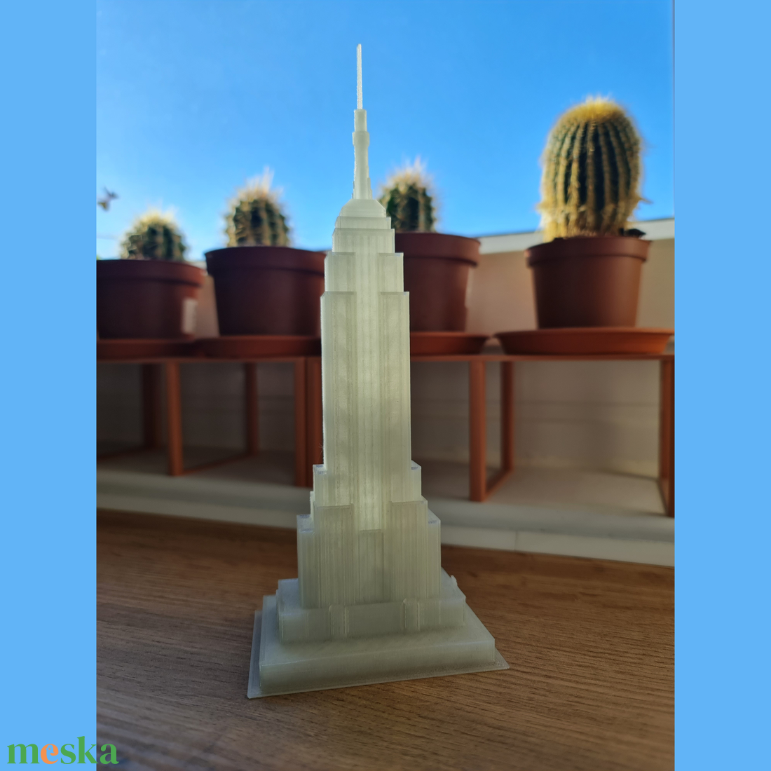 Empire State Building, sötétben világító makett - művészet - makett, modell - Meska.hu Empire State Building, sötétben világító makett - művészet - makett, modell - Meska.hu