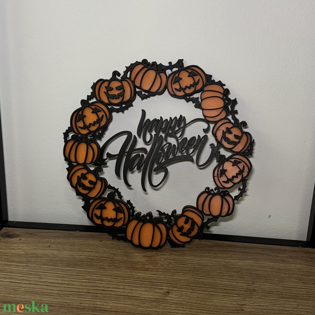 Halloweeni ajtódísz - otthon & életmód - dekoráció - halloween - halloweeni ajtódíszek és ablakdíszek - Meska.hu