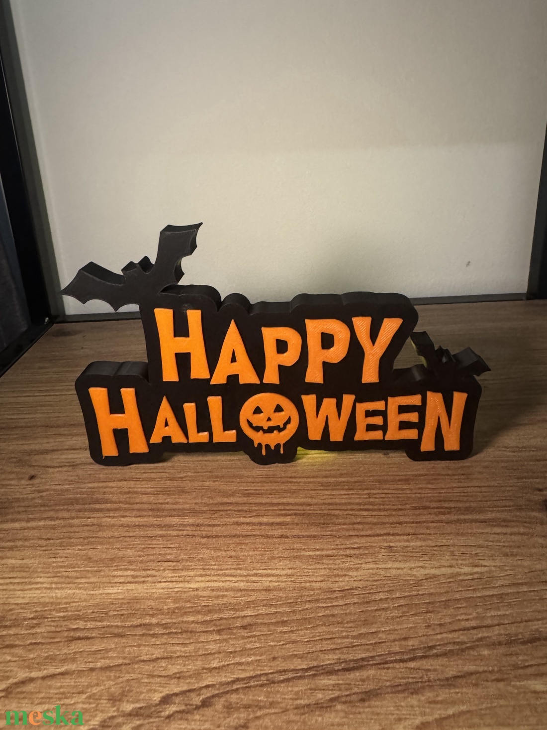 Happy Halloween felirat - otthon & életmód - dekoráció - halloween - halloweeni asztaldísz - Meska.hu Happy Halloween felirat - otthon & életmód - dekoráció - halloween - halloweeni asztaldísz - Meska.hu