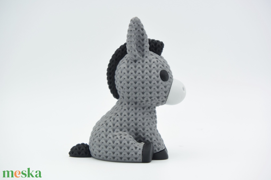 Kötött Hatású 3D Nyomtatott Szamár - otthon & életmód - dekoráció - dekoratív figurák és szobrok - Meska.hu