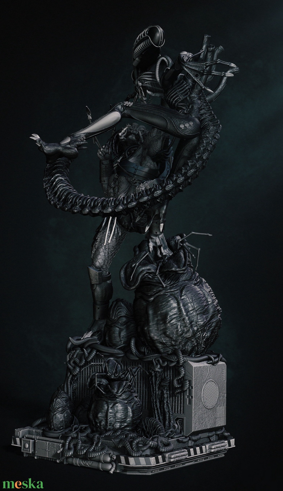 Predator VS Alien Diorama - művészet - makett, modell - Meska.hu Predator VS Alien Diorama - művészet - makett, modell - Meska.hu
