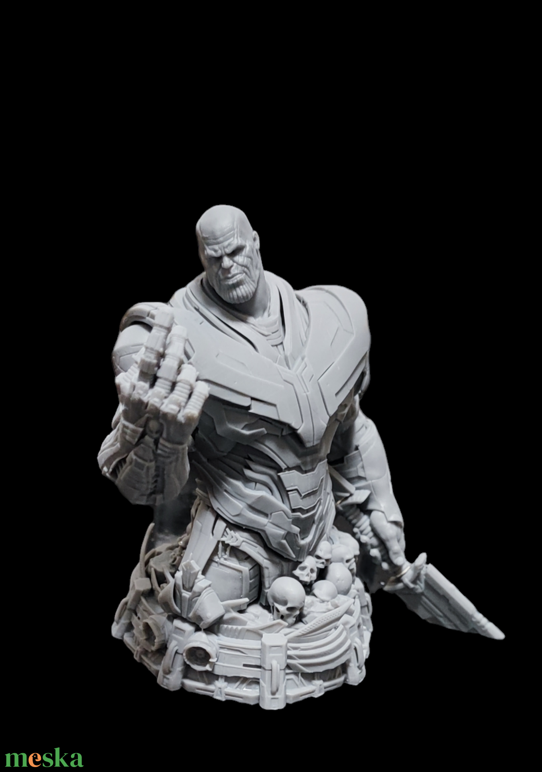 Thanos szobor  - művészet - makett, modell - Meska.hu