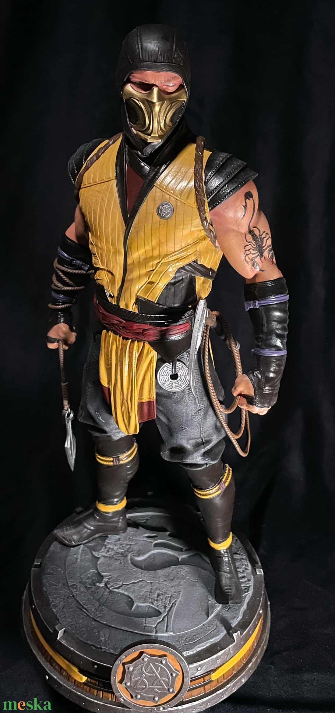 Mortal Kombat Scorpion kézzel festett 3d nyomtatott resin szobor - otthon & életmód - dekoráció - dísztárgy - Meska.hu Mortal Kombat Scorpion kézzel festett 3d nyomtatott resin szobor - otthon & életmód - dekoráció - dísztárgy - Meska.hu