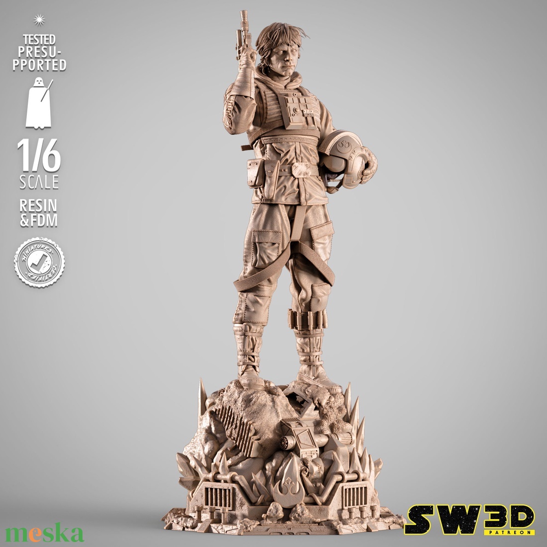 Luke Skywalker pilótaruhában 1/6 méretű szobor - művészet - szobor - Meska.hu Luke Skywalker pilótaruhában 1/6 méretű szobor - művészet - szobor - Meska.hu