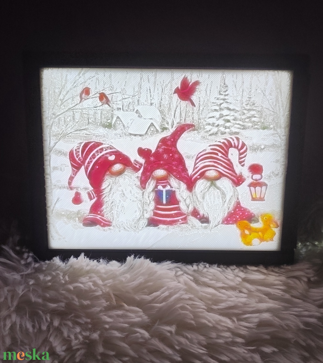 Manós litophane kép - otthon & életmód - lámpa - hangulatlámpa - Meska.hu