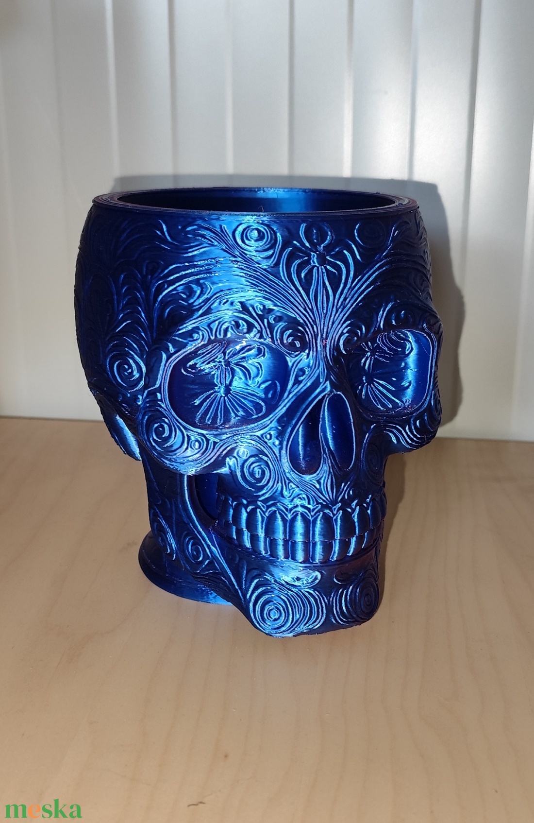 HALLOWEEN cukorkatartó koponya - otthon & életmód - dekoráció - halloween - halloweeni asztaldísz - Meska.hu