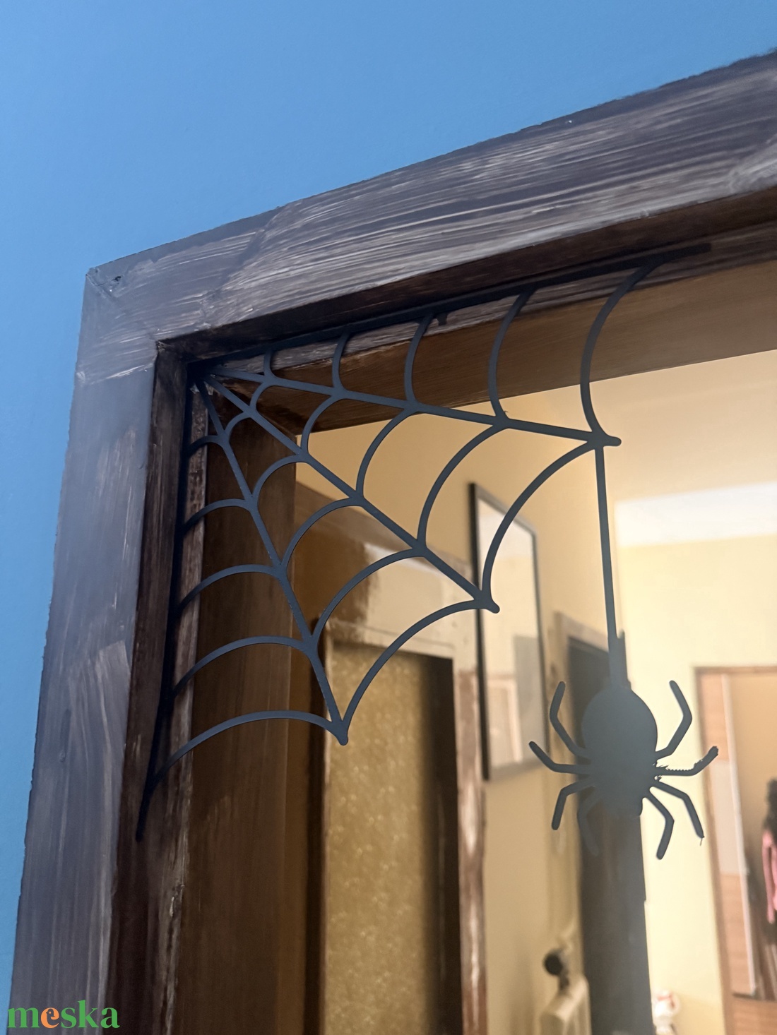 Halloween ajtódekoráció - otthon & életmód - dekoráció - halloween - halloweeni ajtódíszek és ablakdíszek - Meska.hu