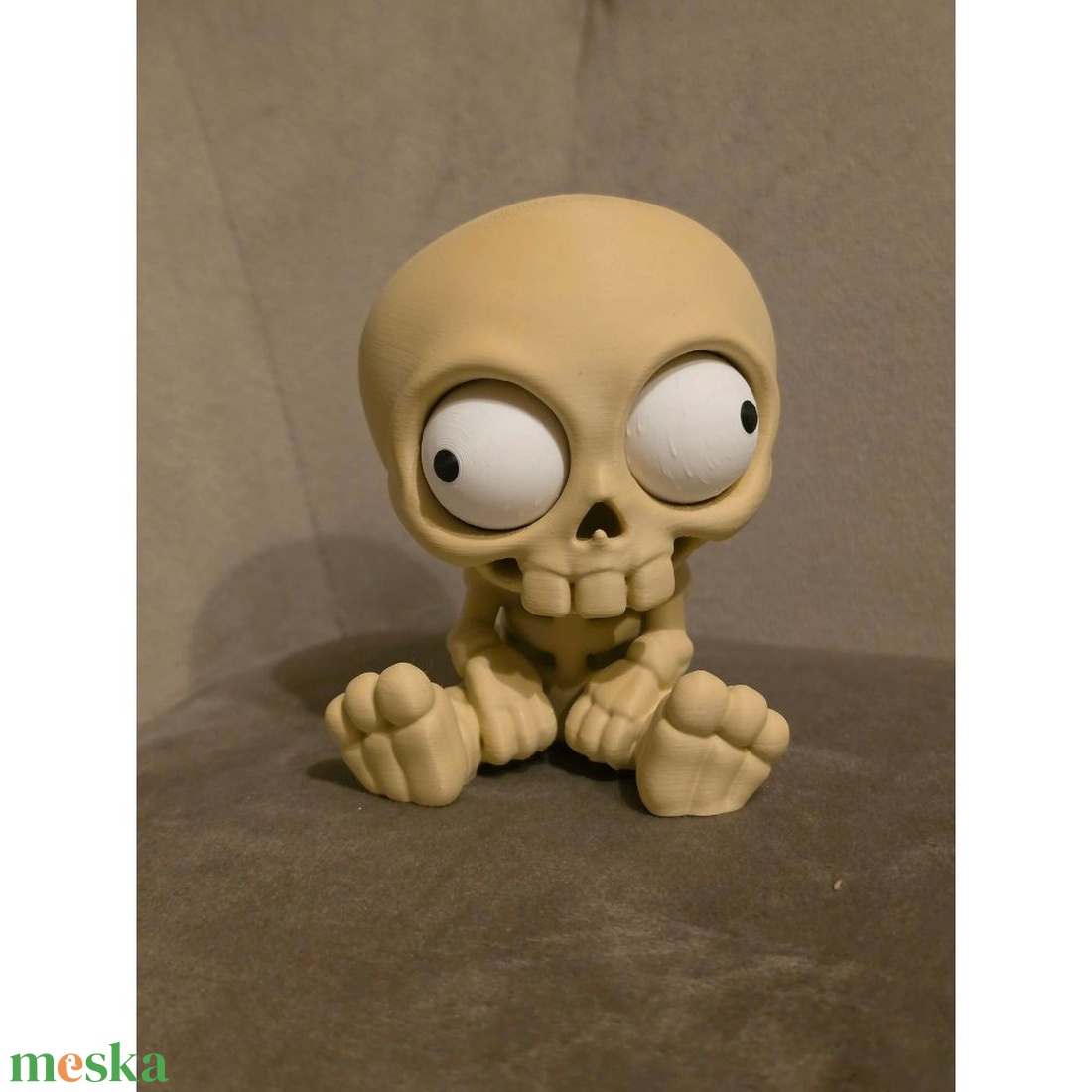 Ropi � 3D nyomtatott csontváz figura mozgatható szemekkel és forgatható fejjel, vicces halloween dekoráció és asztaldísz - otthon & életmód - dekoráció - halloween - halloweeni figurák - Meska.hu