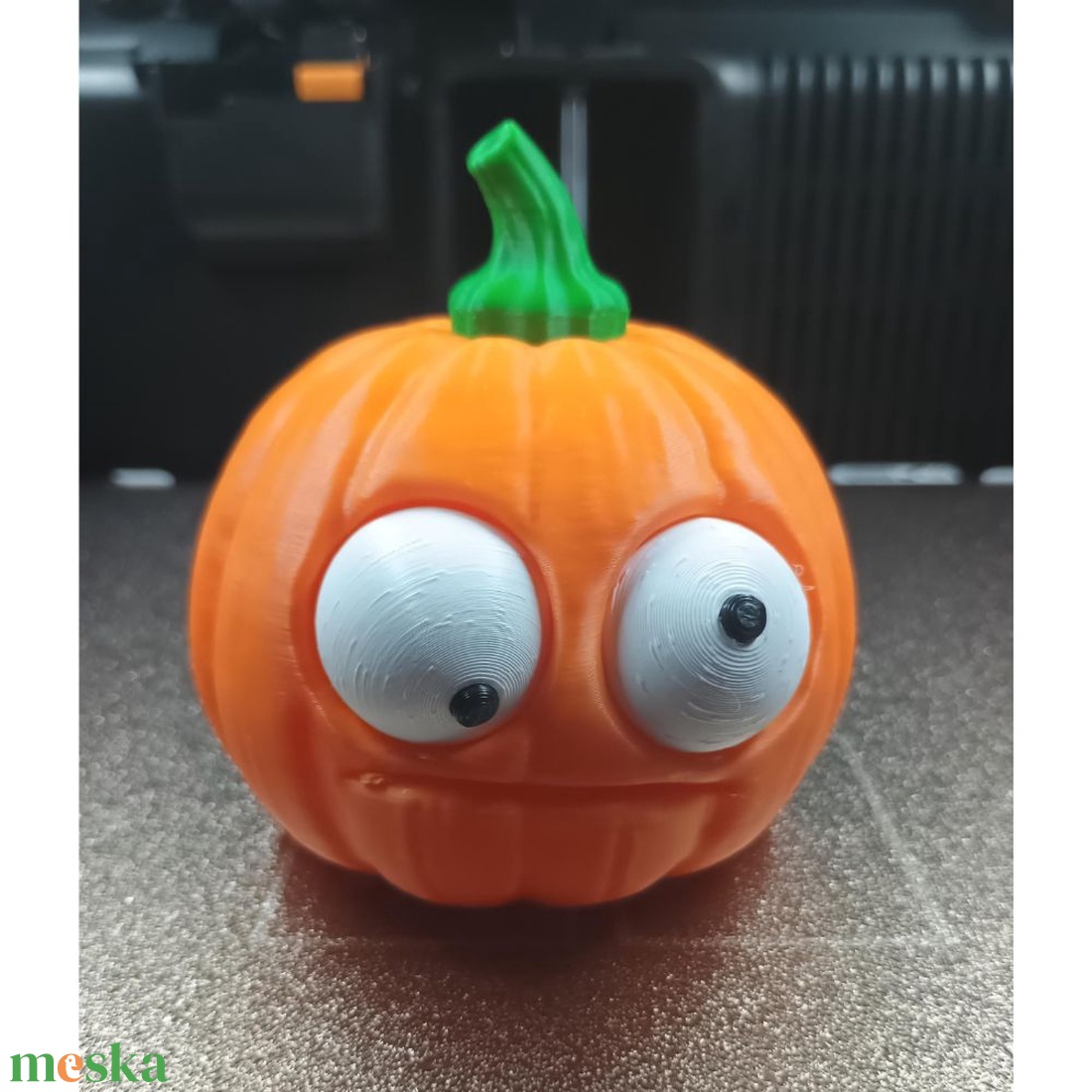 Tök Imi � 3D nyomtatott vicces tök figura forgatható szemekkel - otthon & életmód - dekoráció - halloween - halloweeni figurák - Meska.hu