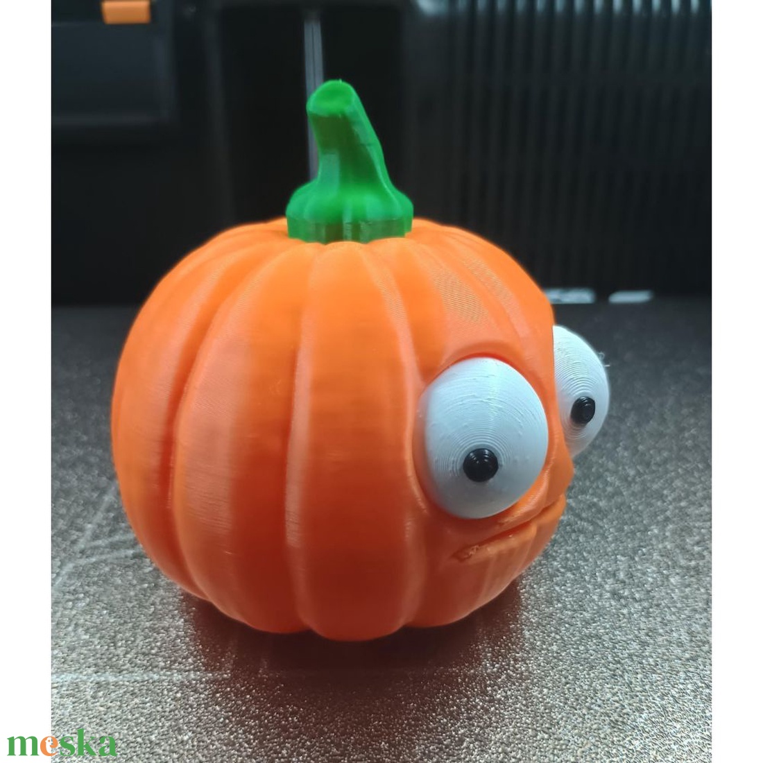 Tök Imi � 3D nyomtatott vicces tök figura forgatható szemekkel - otthon & életmód - dekoráció - halloween - halloweeni figurák - Meska.hu