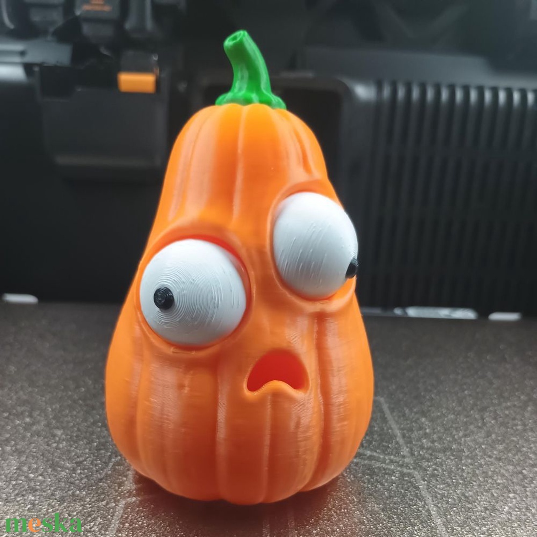 Tök Pityu � 3D nyomtatott vicces tök figura forgatható szemekkel - otthon & életmód - dekoráció - halloween - halloweeni figurák - Meska.hu