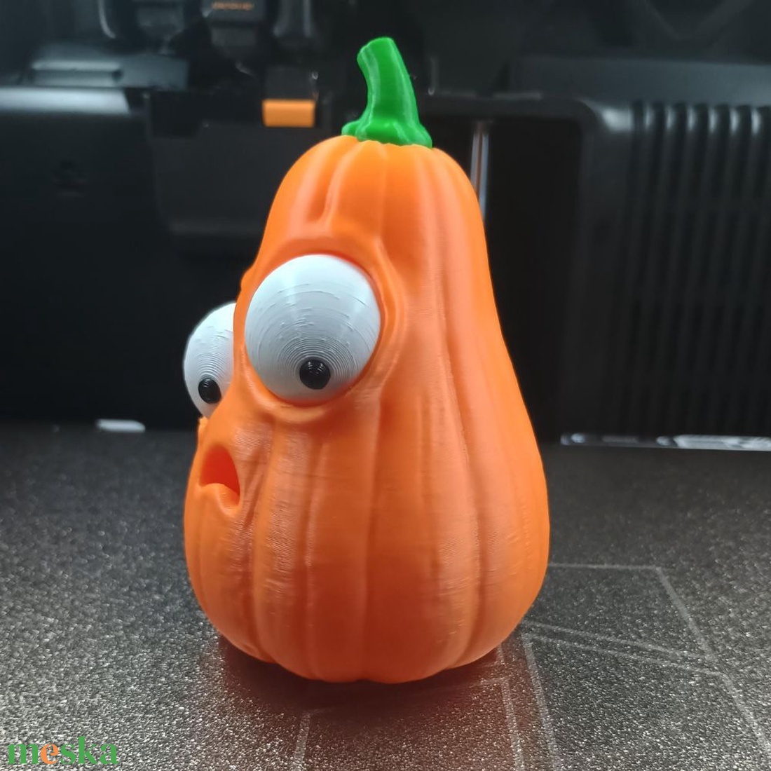 Tök Pityu � 3D nyomtatott vicces tök figura forgatható szemekkel - otthon & életmód - dekoráció - halloween - halloweeni figurák - Meska.hu