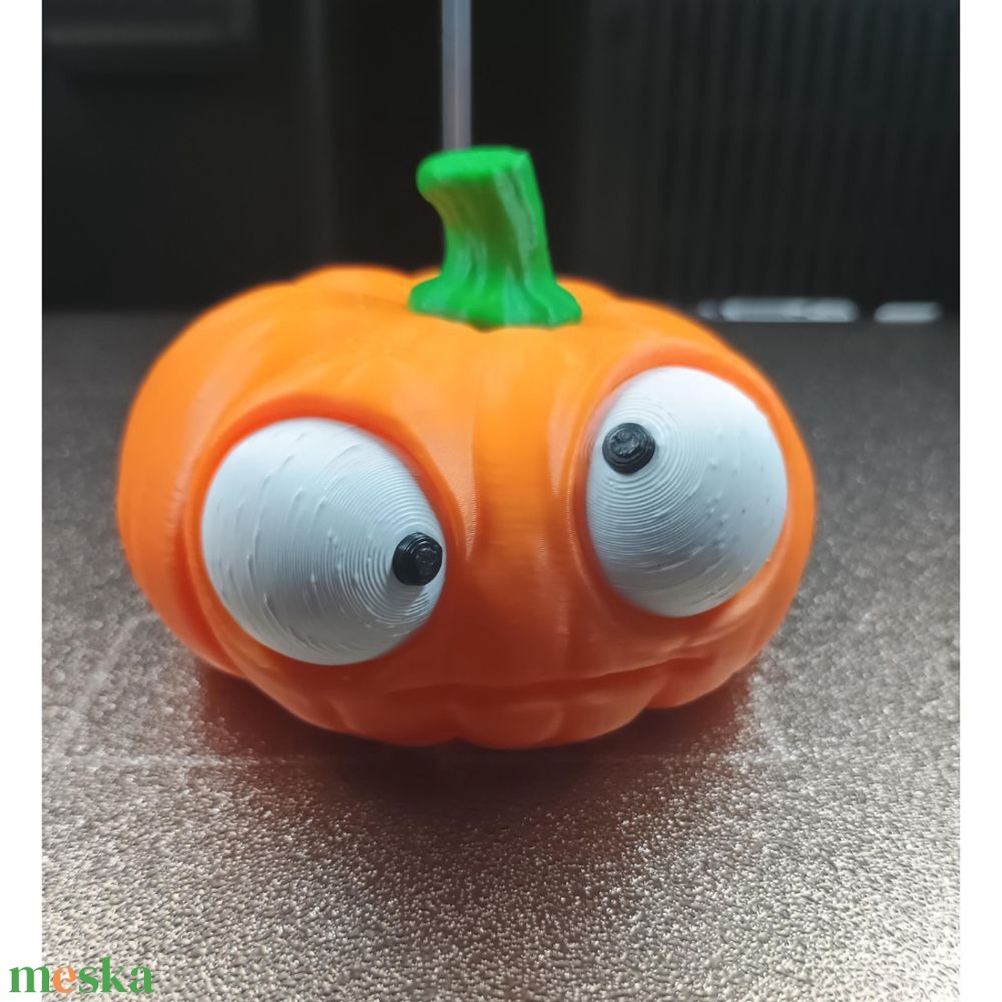 Tök Olga � 3D nyomtatott vicces tök figura forgatható szemekkel - otthon & életmód - dekoráció - halloween - halloweeni figurák - Meska.hu