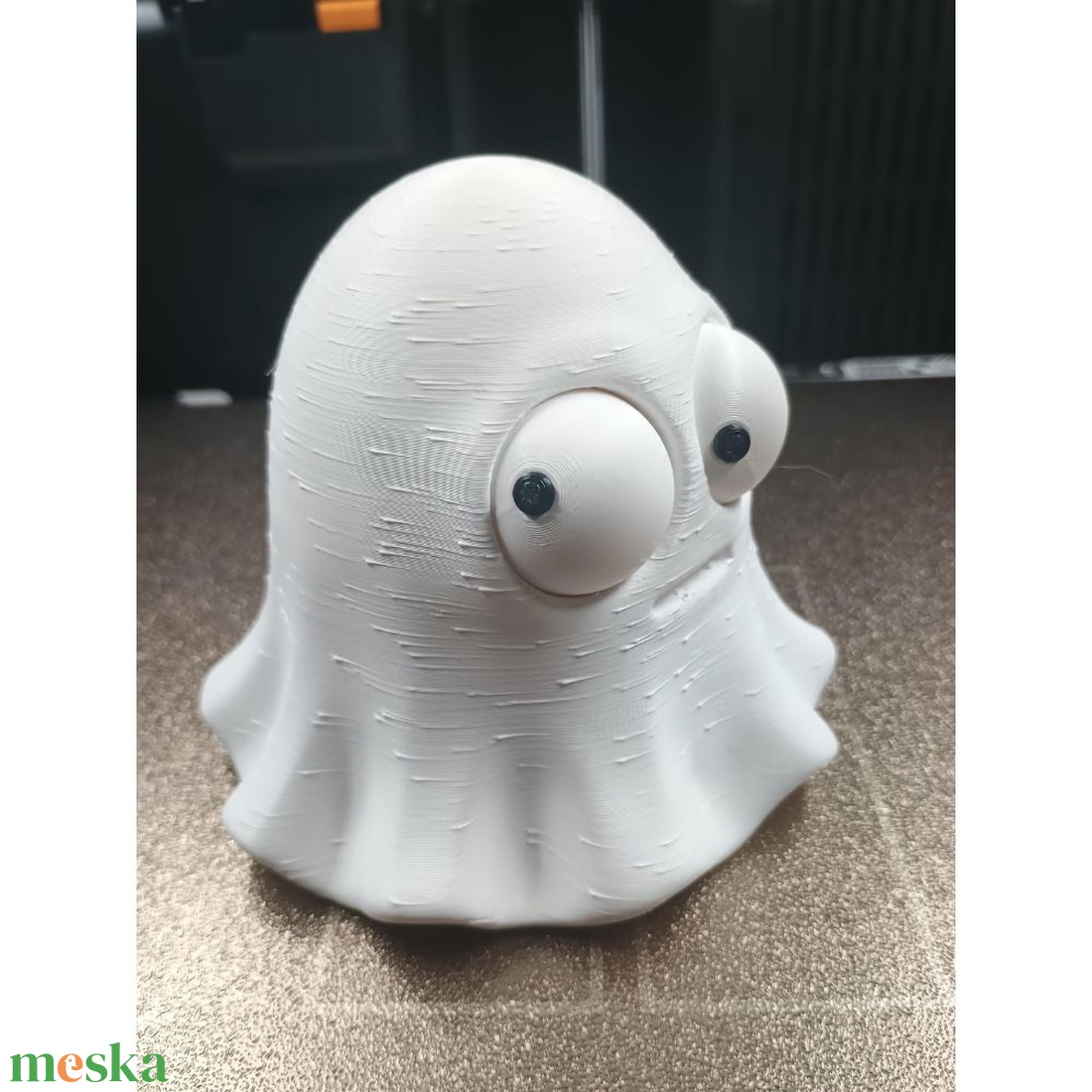 Szellem Hu � vicces szellem figura mozgatható szemekkel, 3D nyomtatott Halloween dekoráció - otthon & életmód - dekoráció - halloween - halloweeni figurák - Meska.hu
