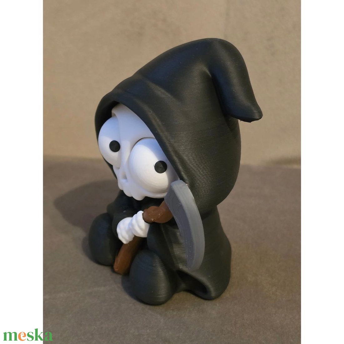 Kázmér - Vicces kaszás figura mozgatható szemekkel - otthon & életmód - dekoráció - halloween - halloweeni figurák - Meska.hu
