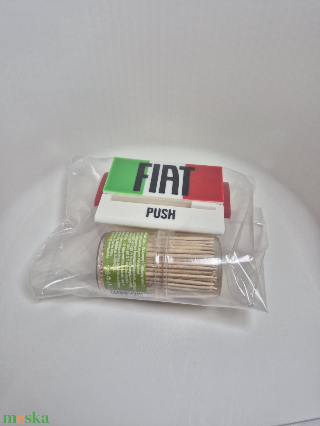 Fogpiszkáló adagoló � Fiat stílusban - otthon & életmód - konyhafelszerelés, tálalás - konyhai tárolás - fűszertartó - Meska.hu
