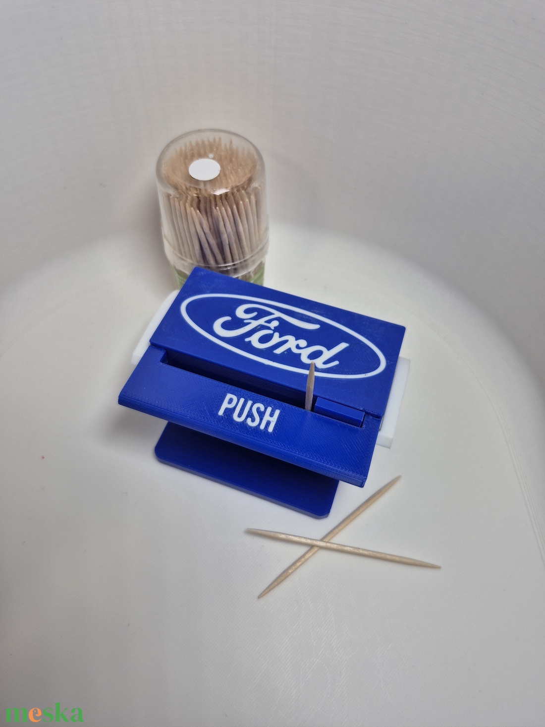 Fogpiszkáló adagoló � Ford stílusban - otthon & életmód - konyhafelszerelés, tálalás - konyhai tárolás - fűszertartó - Meska.hu