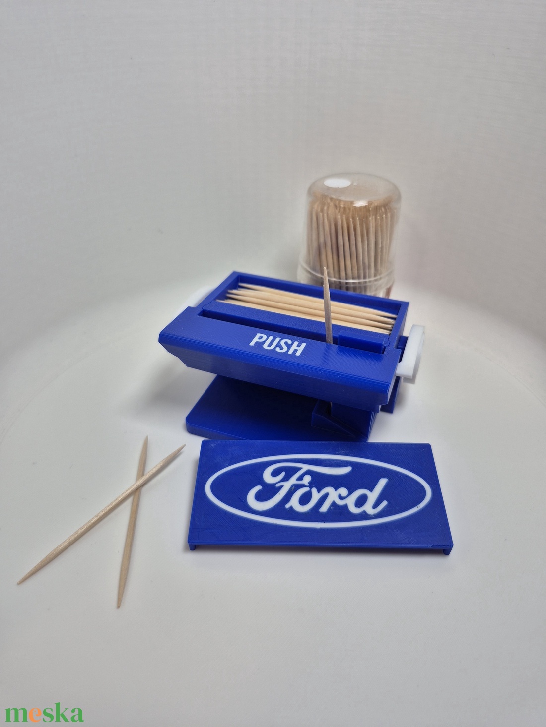 Fogpiszkáló adagoló � Ford stílusban - otthon & életmód - konyhafelszerelés, tálalás - konyhai tárolás - fűszertartó - Meska.hu