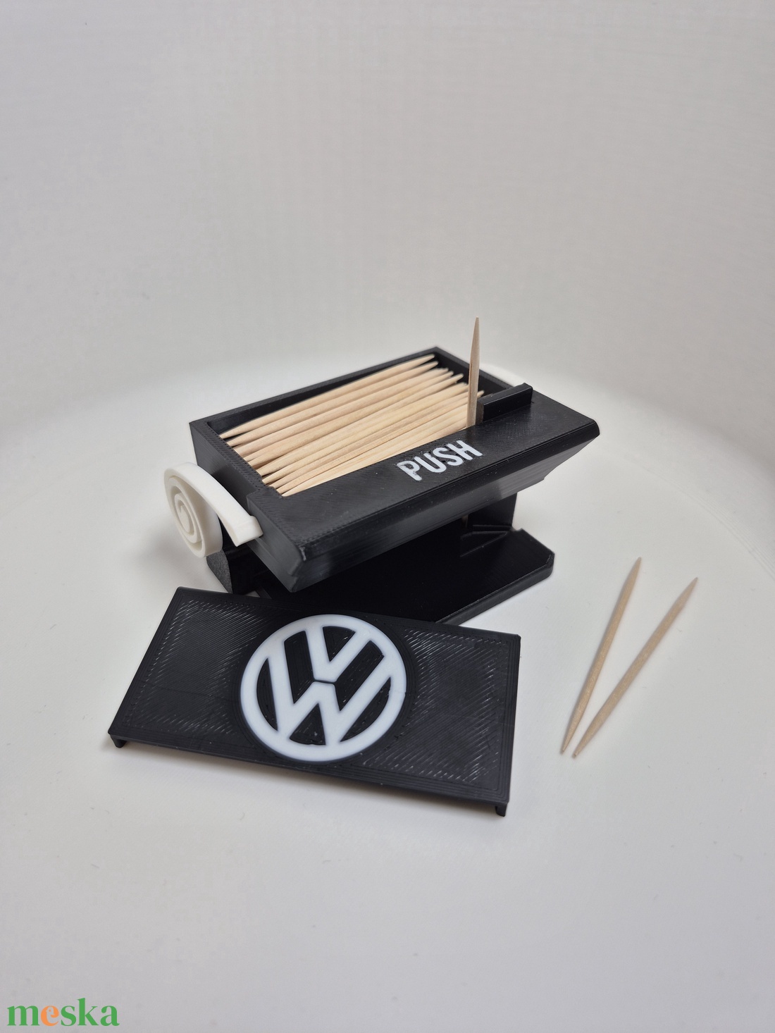 Fogpiszkáló adagoló � Volkswagen stílusban - otthon & életmód - konyhafelszerelés, tálalás - konyhai tárolás - fűszertartó - Meska.hu