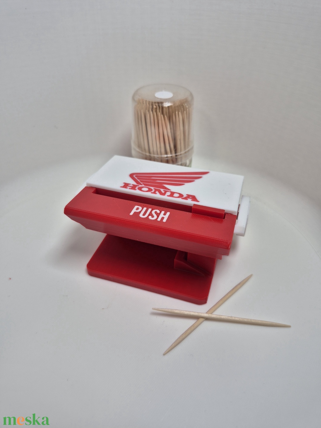 Fogpiszkáló adagoló � Honda stílusban - otthon & életmód - konyhafelszerelés, tálalás - konyhai tárolás - fűszertartó - Meska.hu