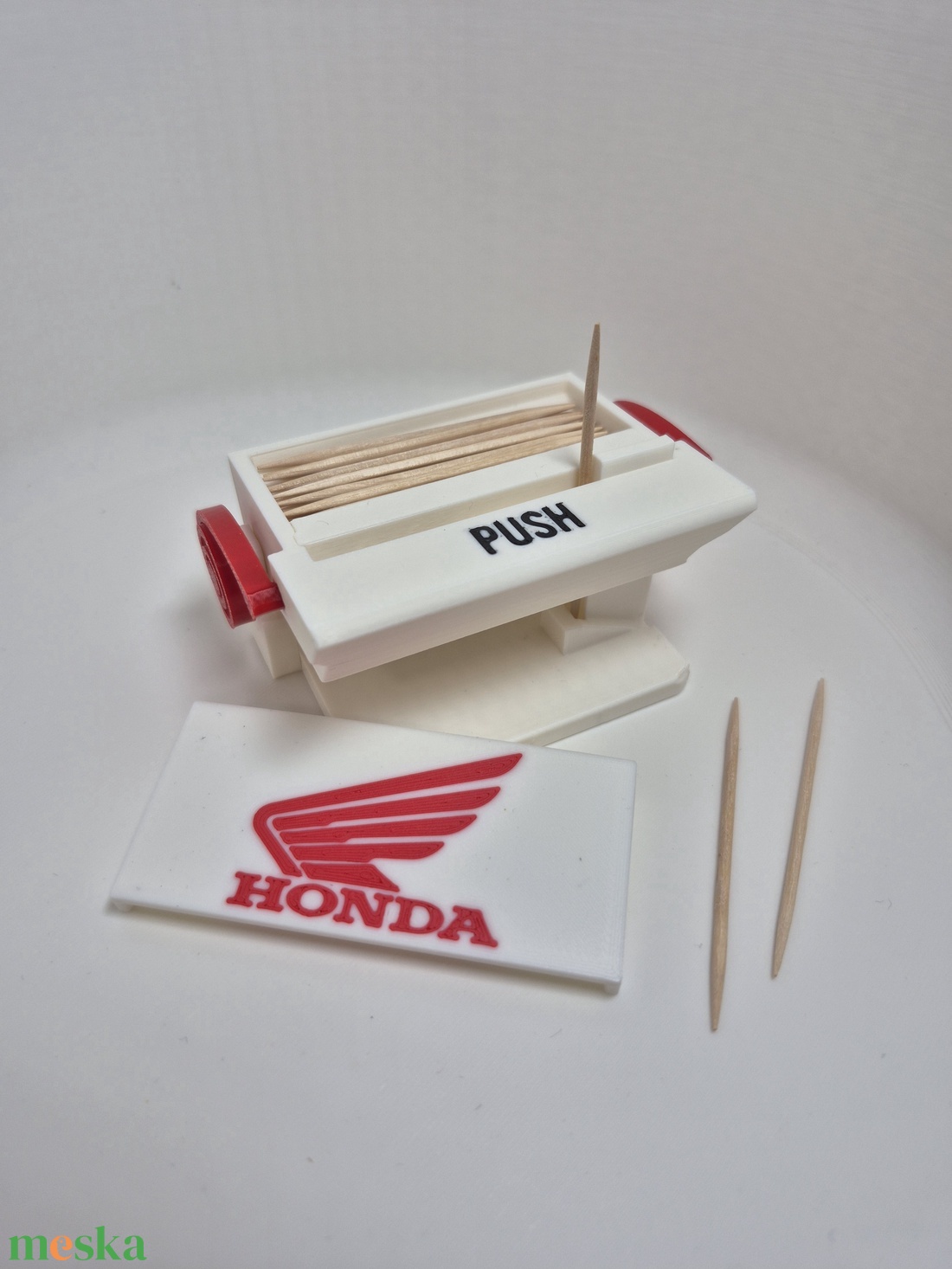 Fogpiszkáló adagoló � Honda stílusban - otthon & életmód - konyhafelszerelés, tálalás - konyhai tárolás - fűszertartó - Meska.hu