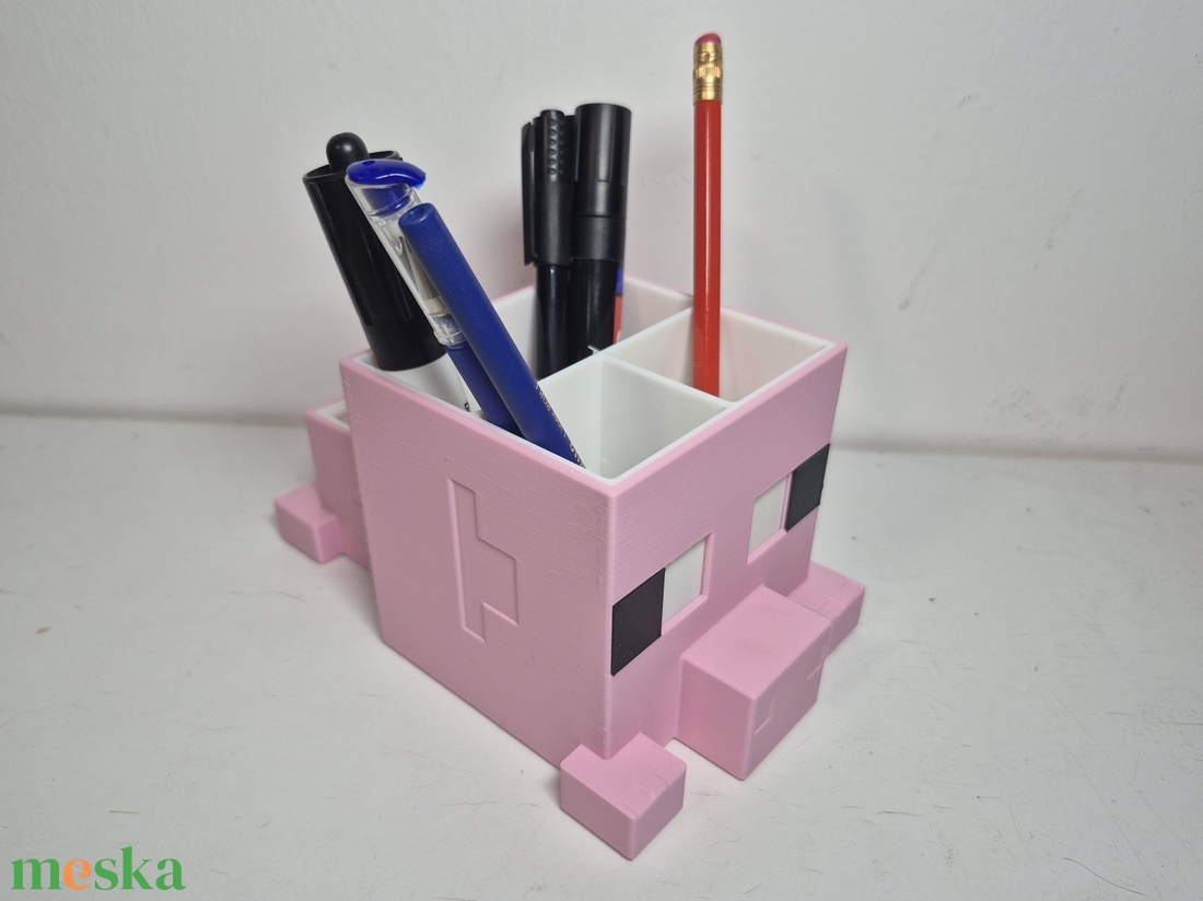 MINECRAFT asztali rendező, desk organizer - otthon & életmód - tárolás & rendszerezés - íróasztali tároló - Meska.hu
