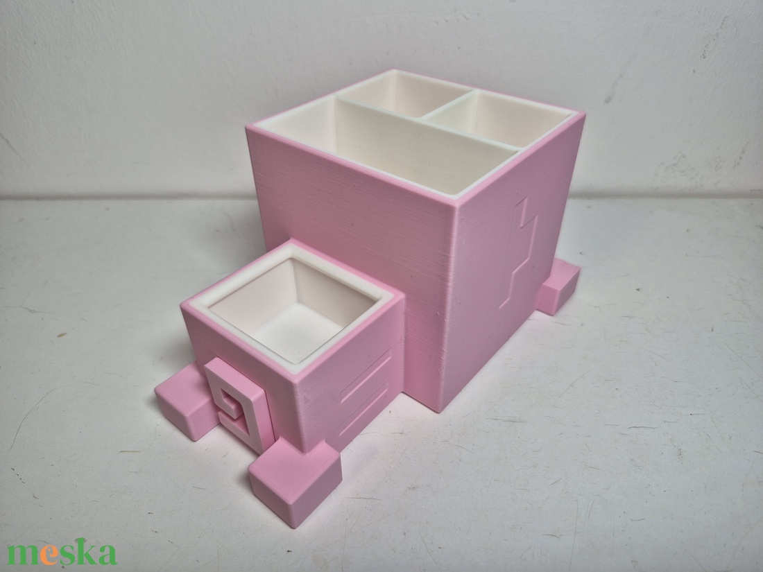 MINECRAFT asztali rendező, desk organizer - otthon & életmód - tárolás & rendszerezés - íróasztali tároló - Meska.hu