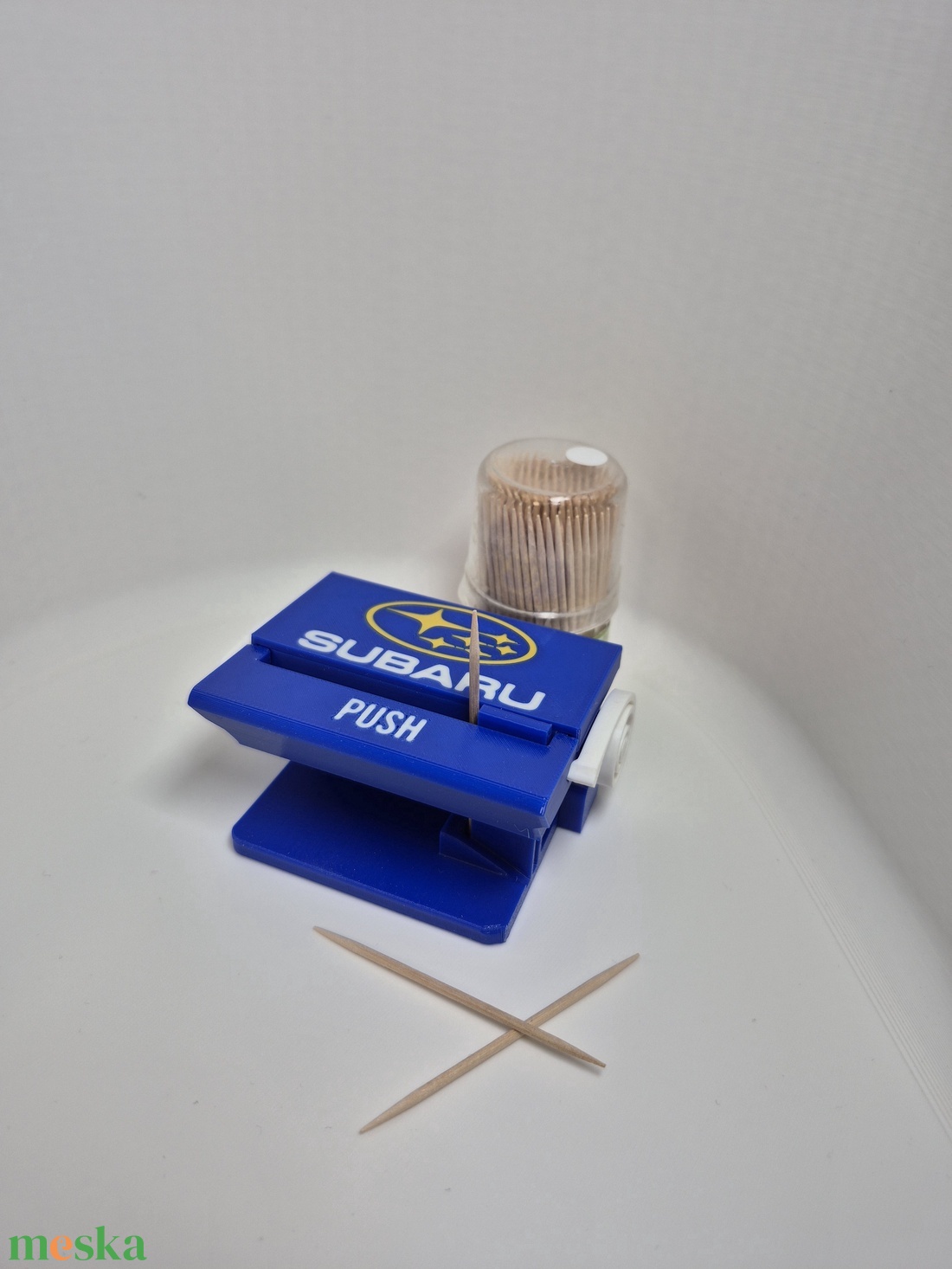 Fogpiszkáló adagoló � Subaru stílusban - otthon & életmód - konyhafelszerelés, tálalás - konyhai tárolás - fűszertartó - Meska.hu