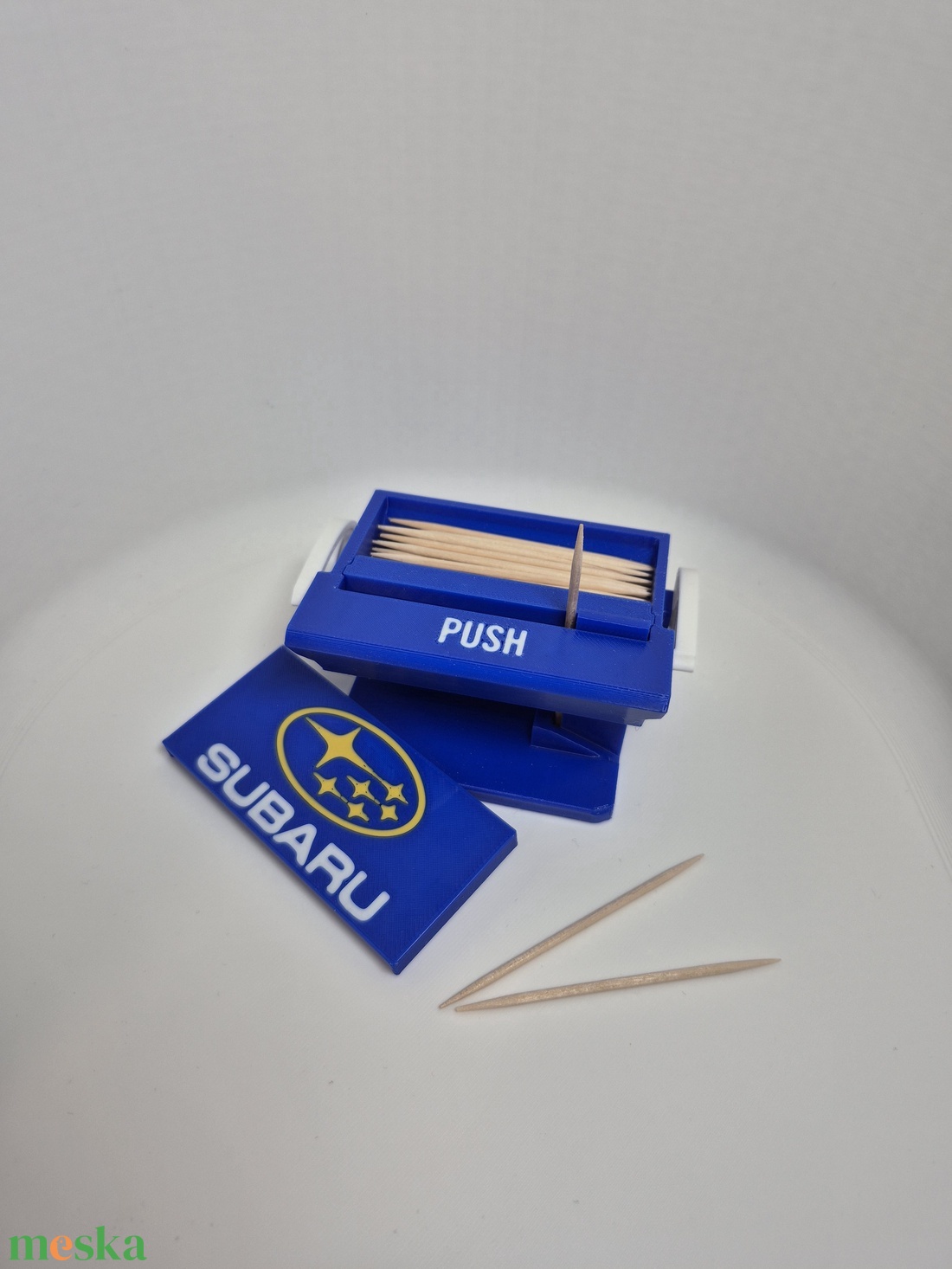 Fogpiszkáló adagoló � Subaru stílusban - otthon & életmód - konyhafelszerelés, tálalás - konyhai tárolás - fűszertartó - Meska.hu