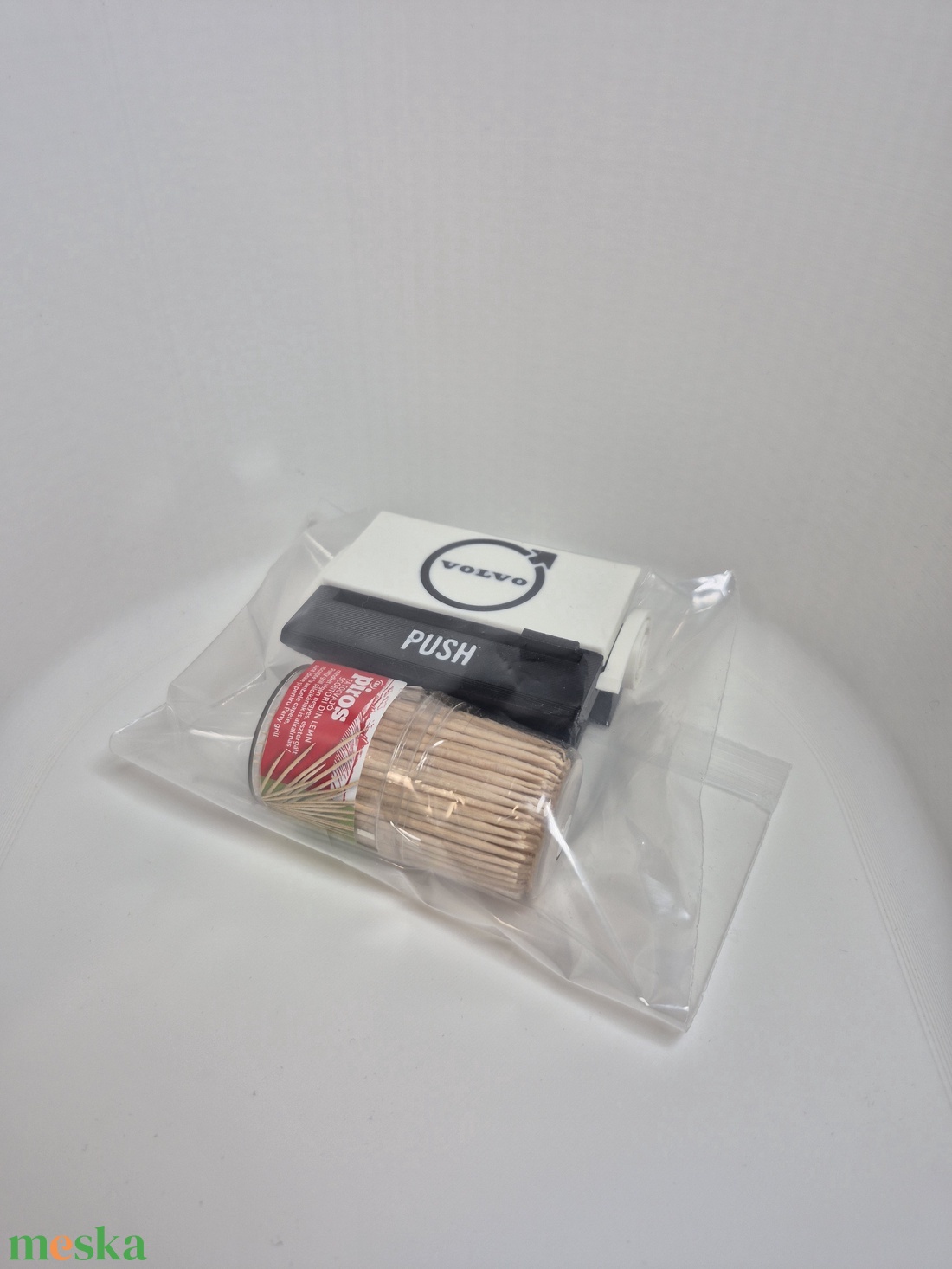 Fogpiszkáló adagoló � Volvo stílusban - otthon & életmód - konyhafelszerelés, tálalás - konyhai tárolás - fűszertartó - Meska.hu