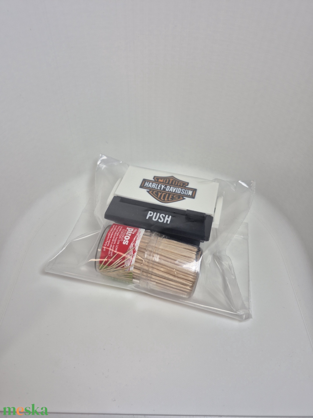 Fogpiszkáló adagoló � Harley Davidson stílusban - otthon & életmód - konyhafelszerelés, tálalás - konyhai tárolás - fűszertartó - Meska.hu