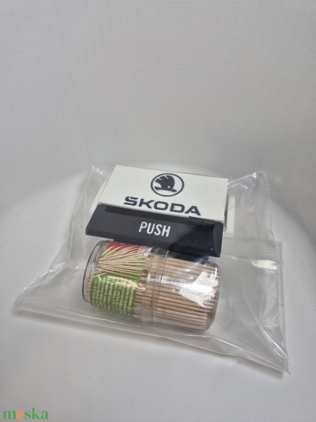 Fogpiszkáló adagoló � Skoda stílusban - otthon & életmód - konyhafelszerelés, tálalás - konyhai tárolás - fűszertartó - Meska.hu