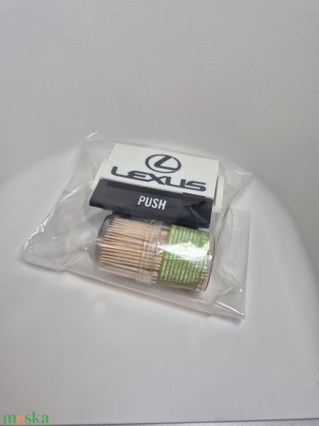 Fogpiszkáló adagoló � Lexus stílusban - otthon & életmód - konyhafelszerelés, tálalás - konyhai tárolás - fűszertartó - Meska.hu