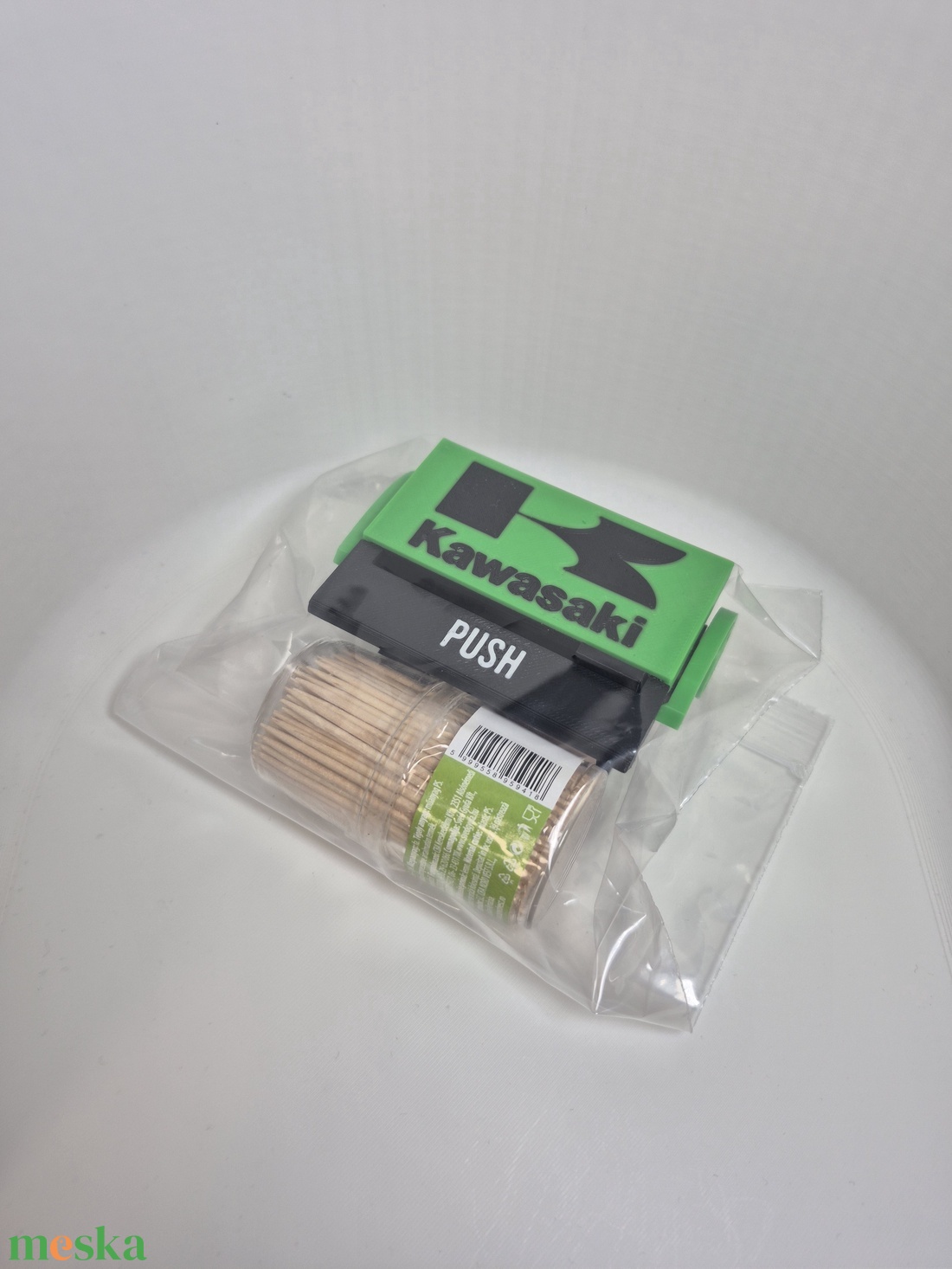 Fogpiszkáló adagoló � Kawasaki stílusban - otthon & életmód - konyhafelszerelés, tálalás - konyhai tárolás - fűszertartó - Meska.hu