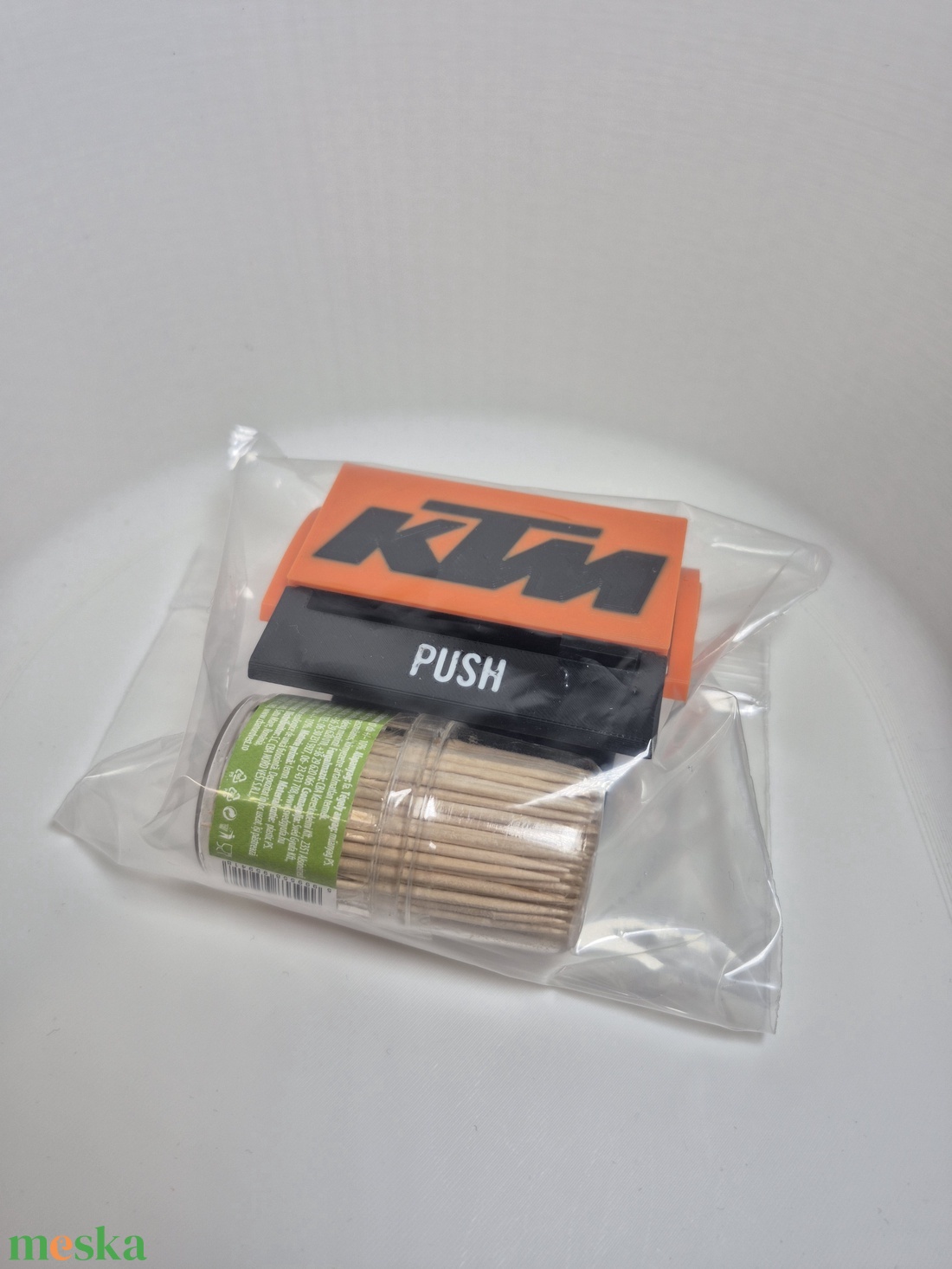 Fogpiszkáló adagoló � KTM stílusban - otthon & életmód - konyhafelszerelés, tálalás - konyhai tárolás - fűszertartó - Meska.hu