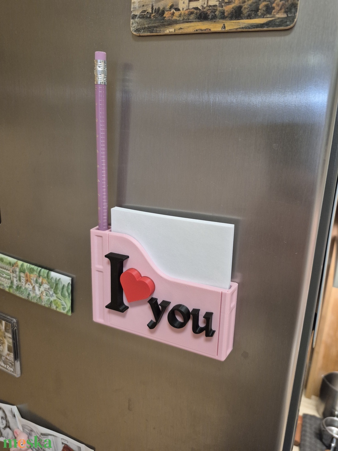 I  YOU � Interaktív mágneses üzenőfal Valentin-napra - Romantic - otthon & életmód - konyhafelszerelés, tálalás - konyhai dekoráció - hűtőmágnes - Meska.hu