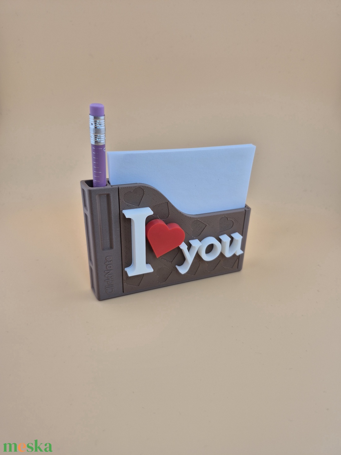 I  YOU � Interaktív mágneses üzenőfal Valentin-napra - Natural - otthon & életmód - konyhafelszerelés, tálalás - konyhai dekoráció - hűtőmágnes - Meska.hu