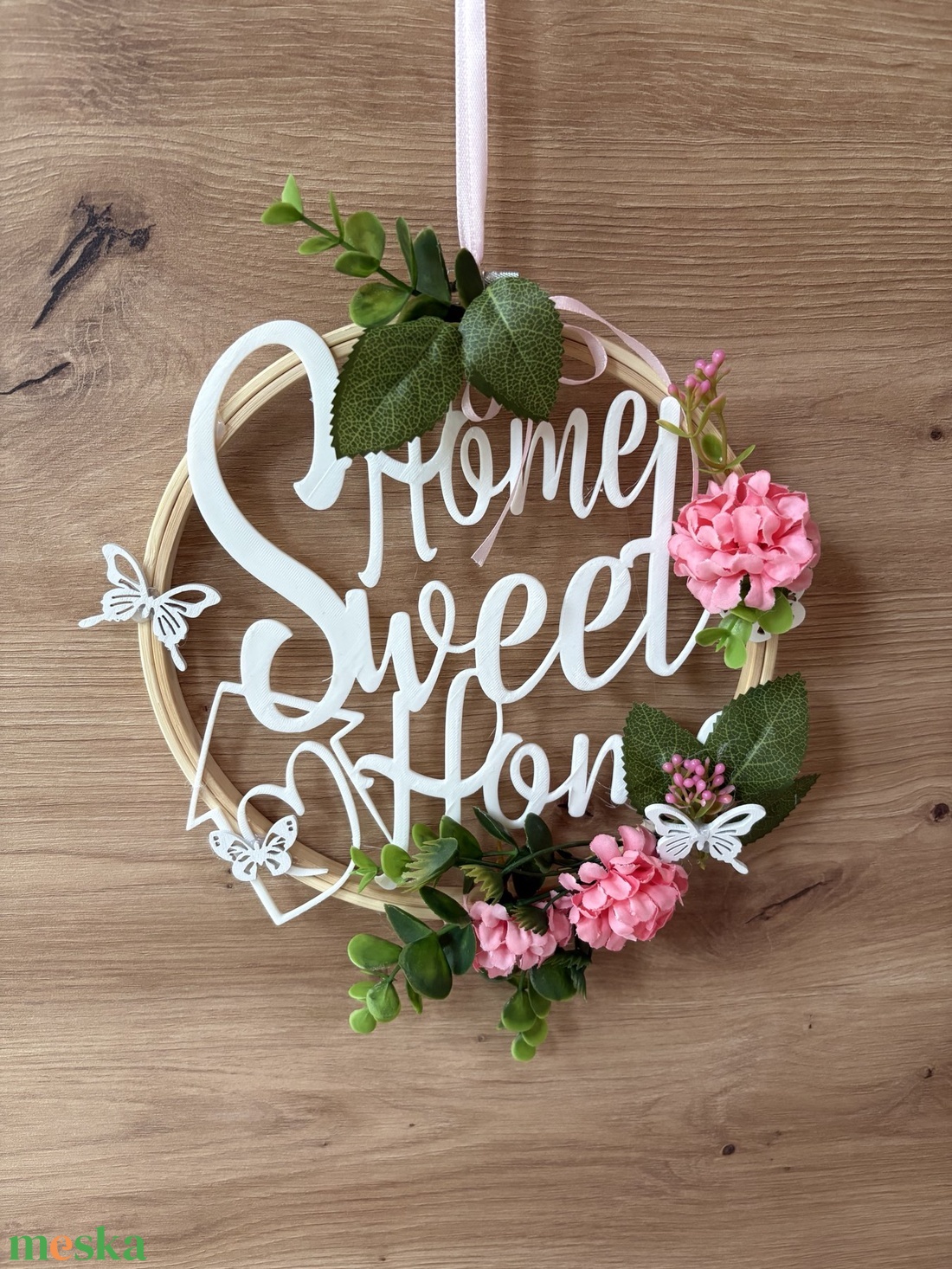 Édes otthon ajtódísz - otthon & életmód - dekoráció - ajtó- és ablak dekoráció - ajtódísz & kopogtató - Meska.hu