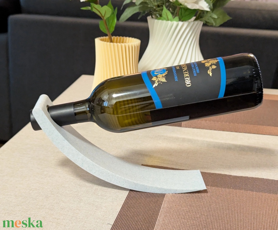 Design Lebegő Bortartó � Gravitációs Borpalack Állvány / Modern Konyhai Nappali Dekoráció. - otthon & életmód - konyhafelszerelés, tálalás - italos kellékek - boros díszdoboz - Meska.hu
