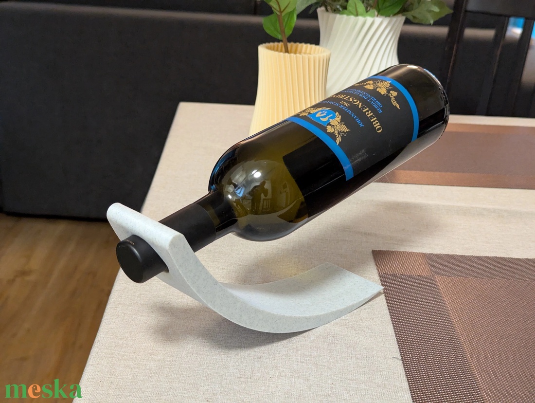 Design Lebegő Bortartó � Gravitációs Borpalack Állvány / Modern Konyhai Nappali Dekoráció. - otthon & életmód - konyhafelszerelés, tálalás - italos kellékek - boros díszdoboz - Meska.hu