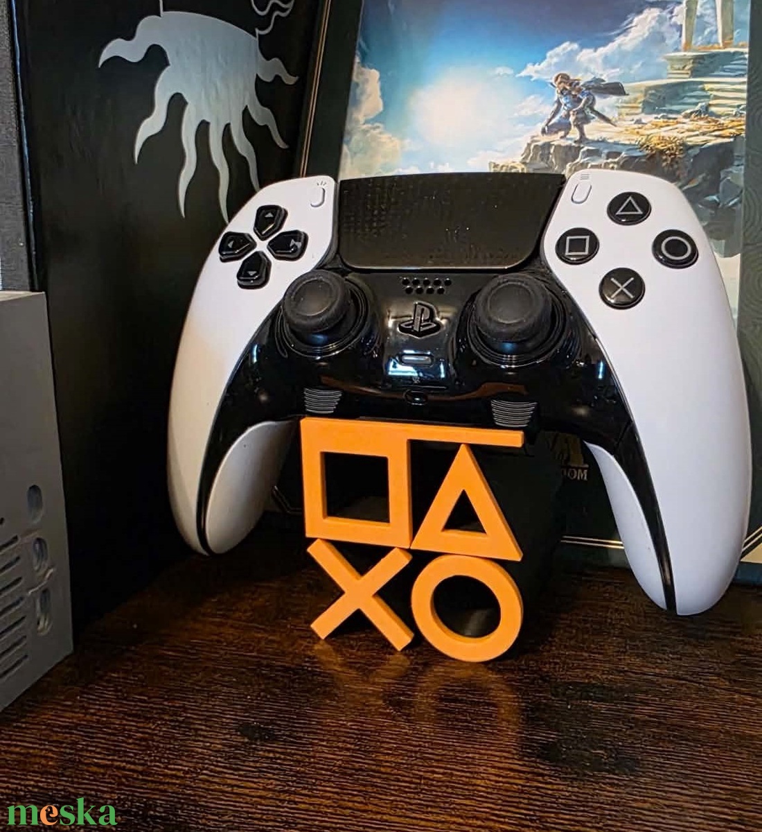 Playstation kontroller tartó - művészet - makett, modell - Meska.hu