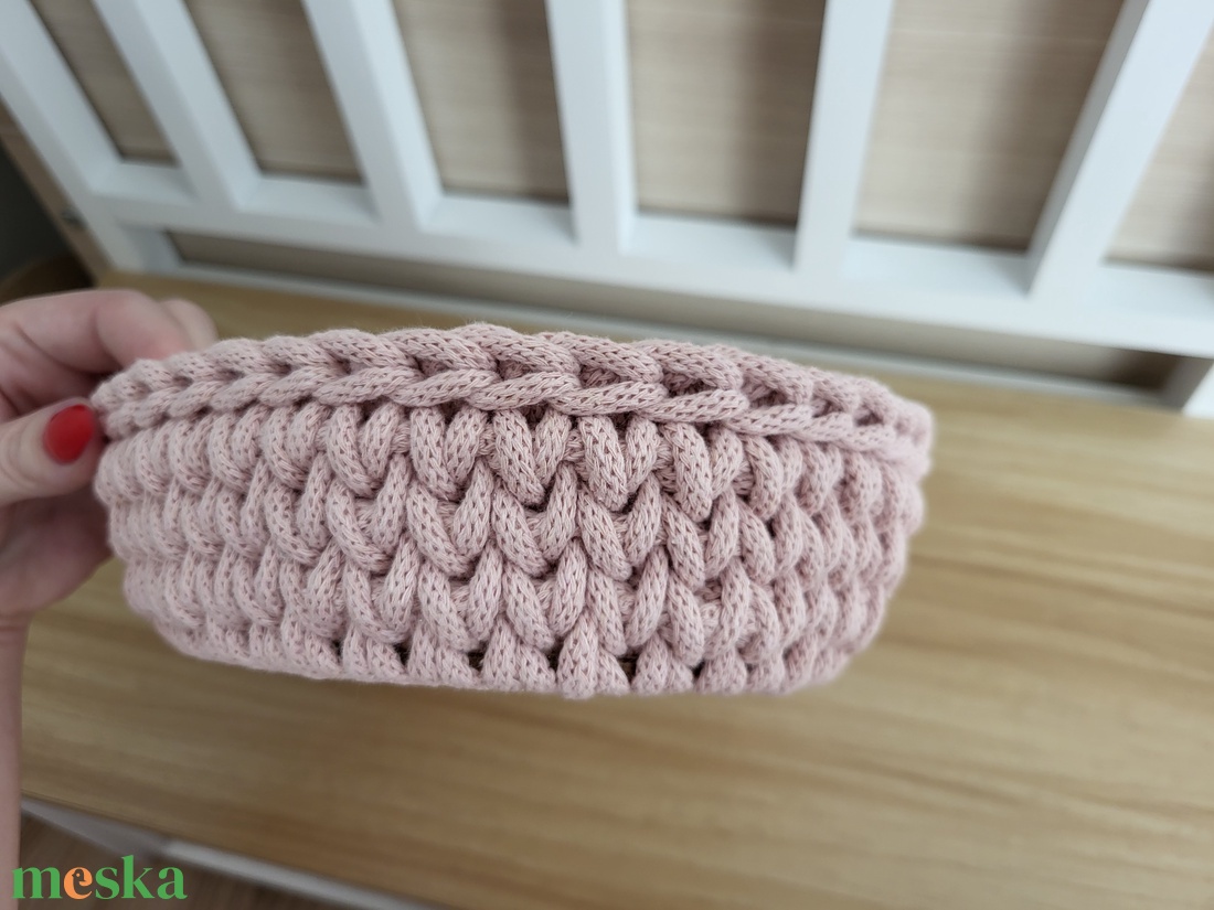 Ovális kosár - otthon & életmód - tárolás & rendszerezés - újságtartó - Meska.hu