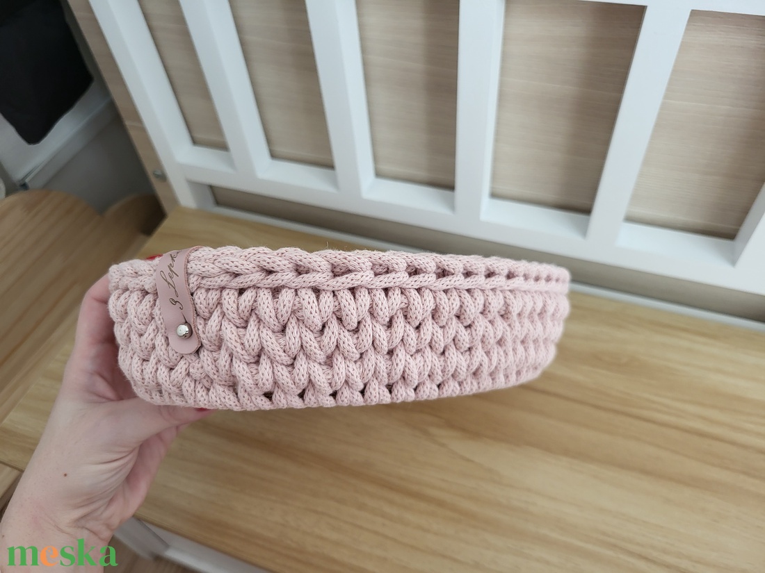 Ovális kosár - otthon & életmód - tárolás & rendszerezés - újságtartó - Meska.hu