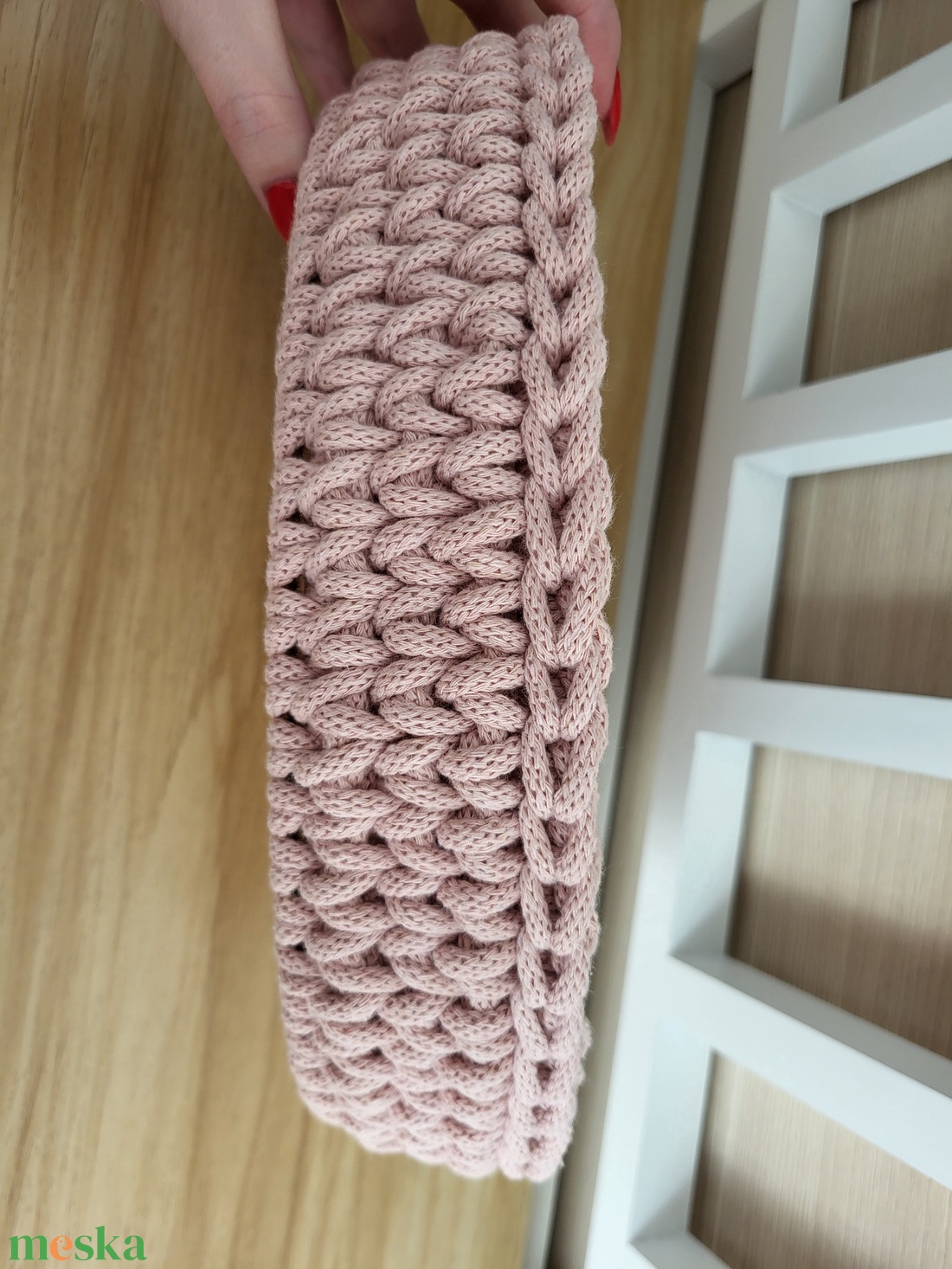 Ovális kosár - otthon & életmód - tárolás & rendszerezés - újságtartó - Meska.hu