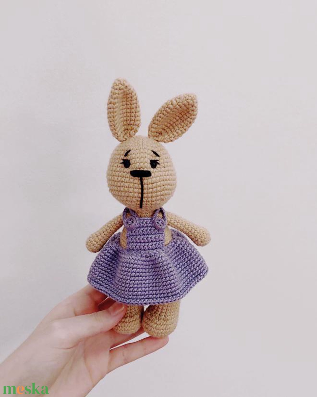 Nyuszilány amigurumi - játék & sport - plüssállat & játékfigura - nyuszi - Meska.hu Nyuszilány amigurumi - játék & sport - plüssállat & játékfigura - nyuszi - Meska.hu