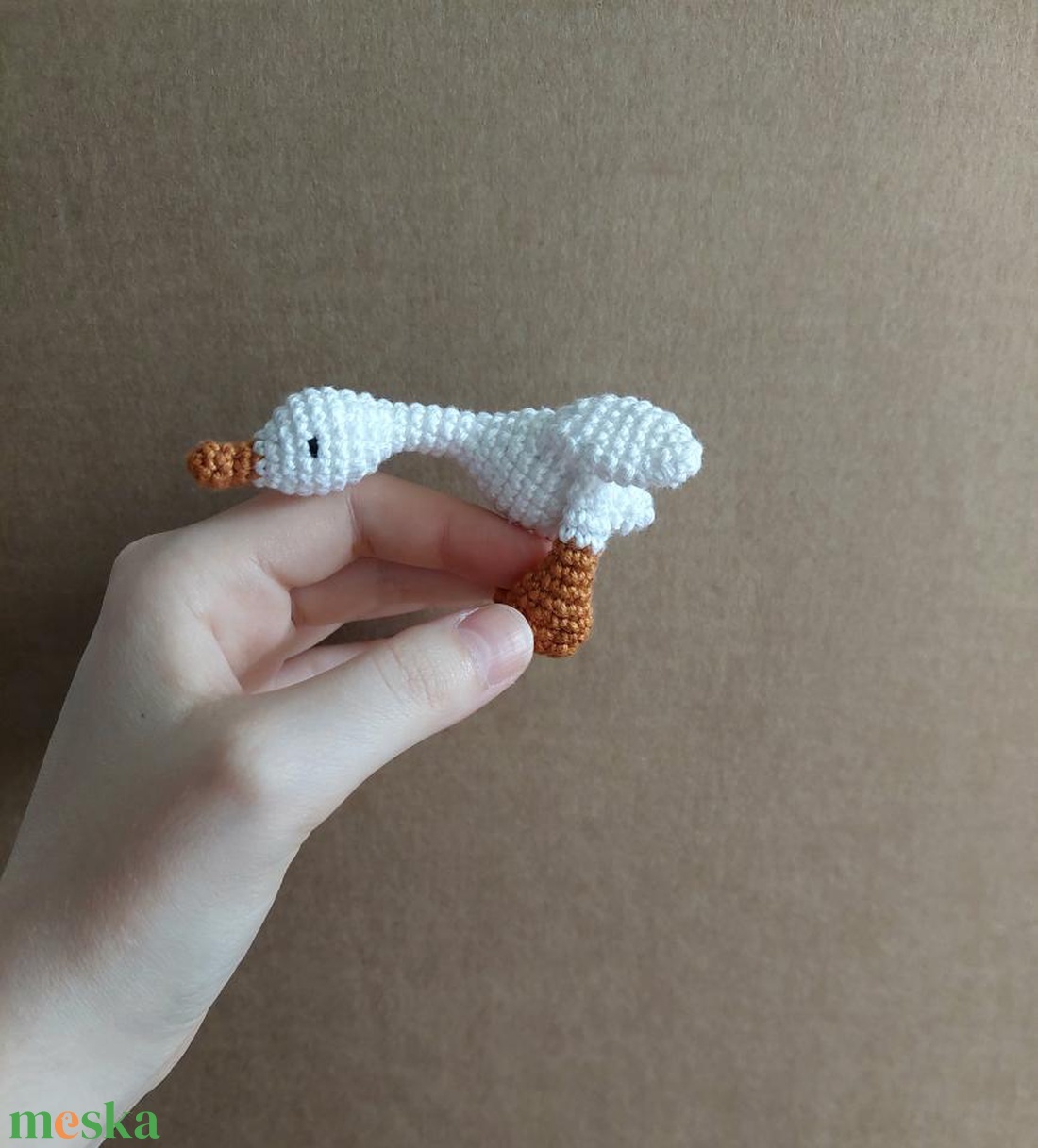 Liba amigurumi - játék & sport - plüssállat & játékfigura - madár - Meska.hu Liba amigurumi - játék & sport - plüssállat & játékfigura - madár - Meska.hu
