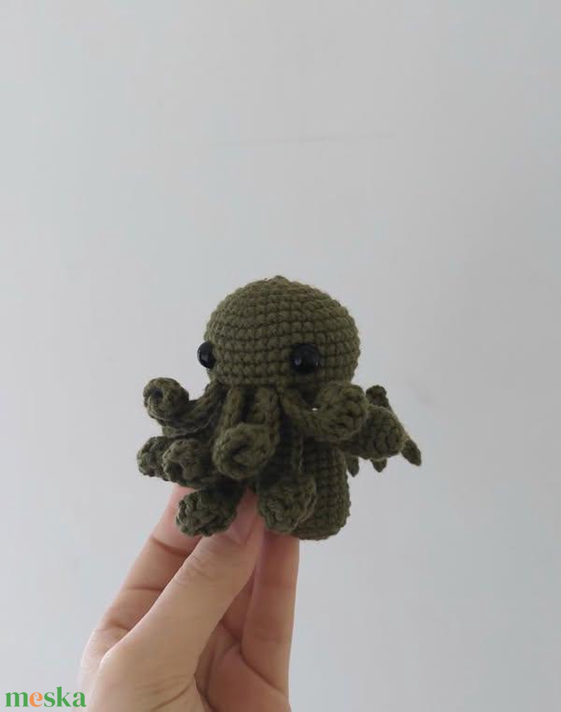 Cthulhu amigurumi - játék & sport - plüssállat & játékfigura - szörnyike - Meska.hu